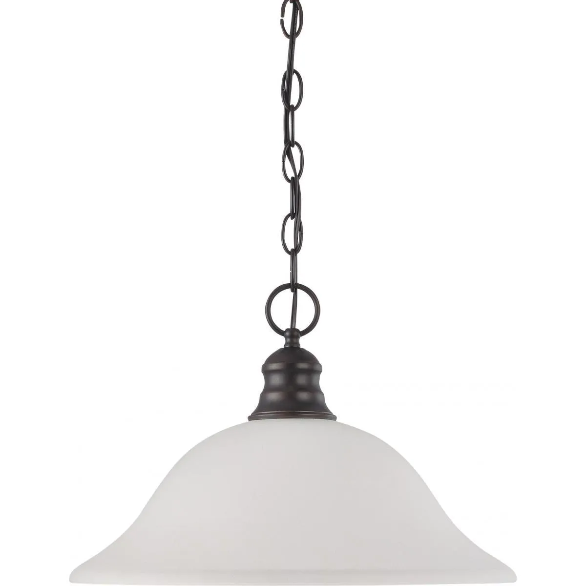16 in. Pendant Light Bronze Finish