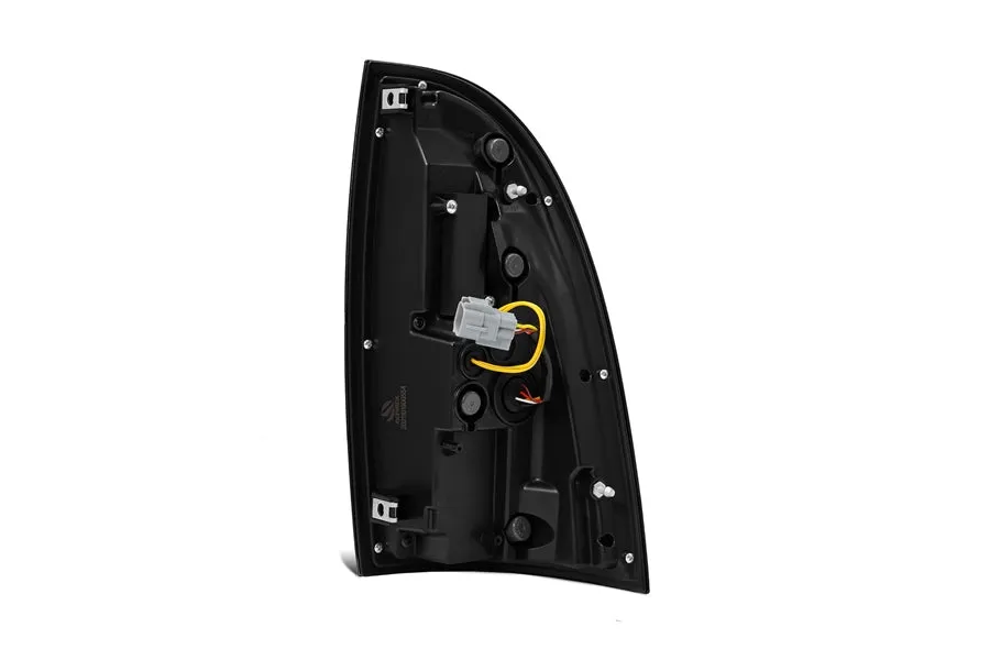 2005-15 Toyota Tacoma AlphaRex LUXX Series LED Tail Lights, Alpha Black