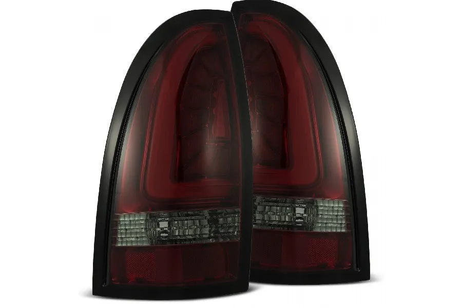 2005-15 Toyota Tacoma AlphaRex Pro Series LED Tail Lights - Red Smoke