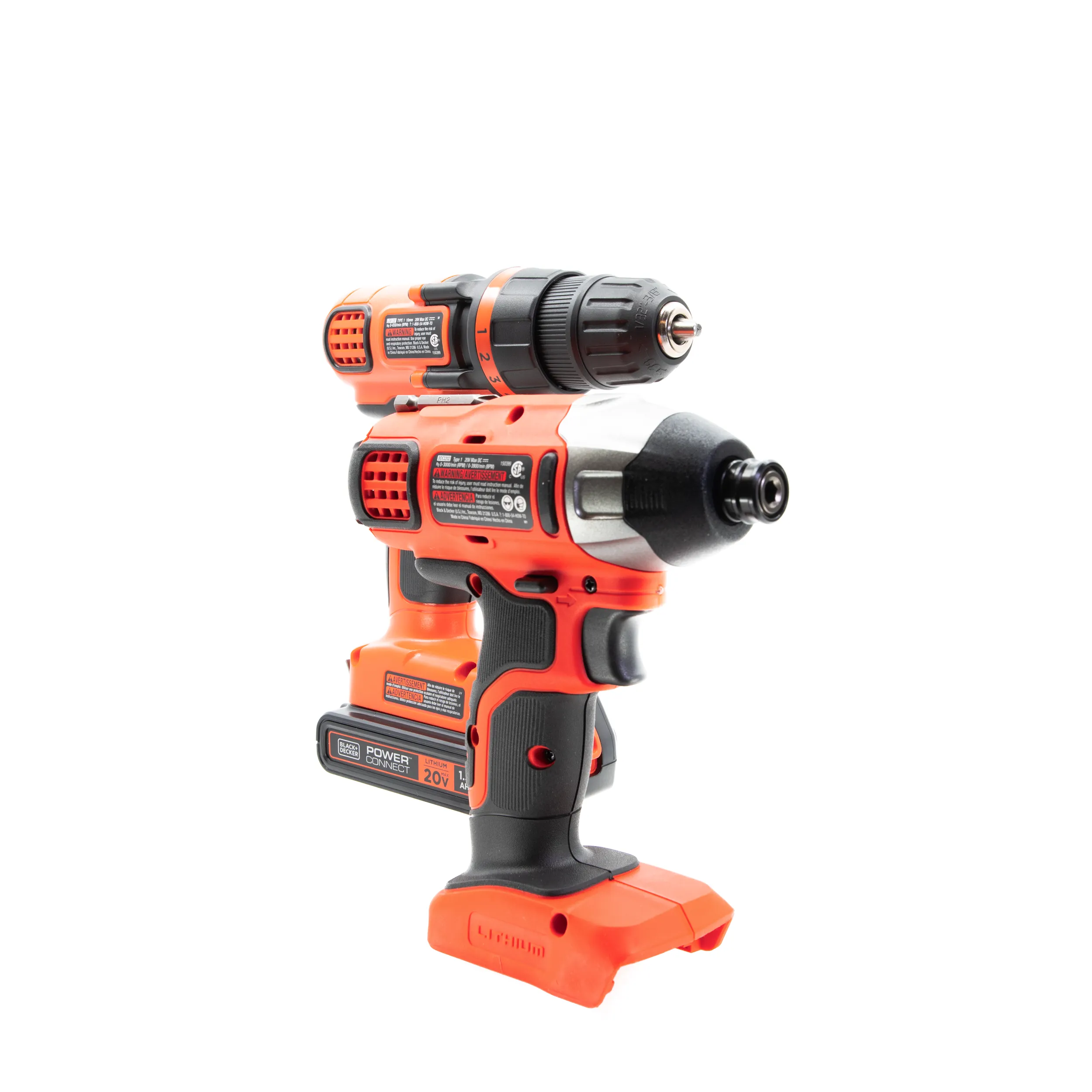 20V MAX* Cordless Drill & Impact Driver Power Tool Combo Kit