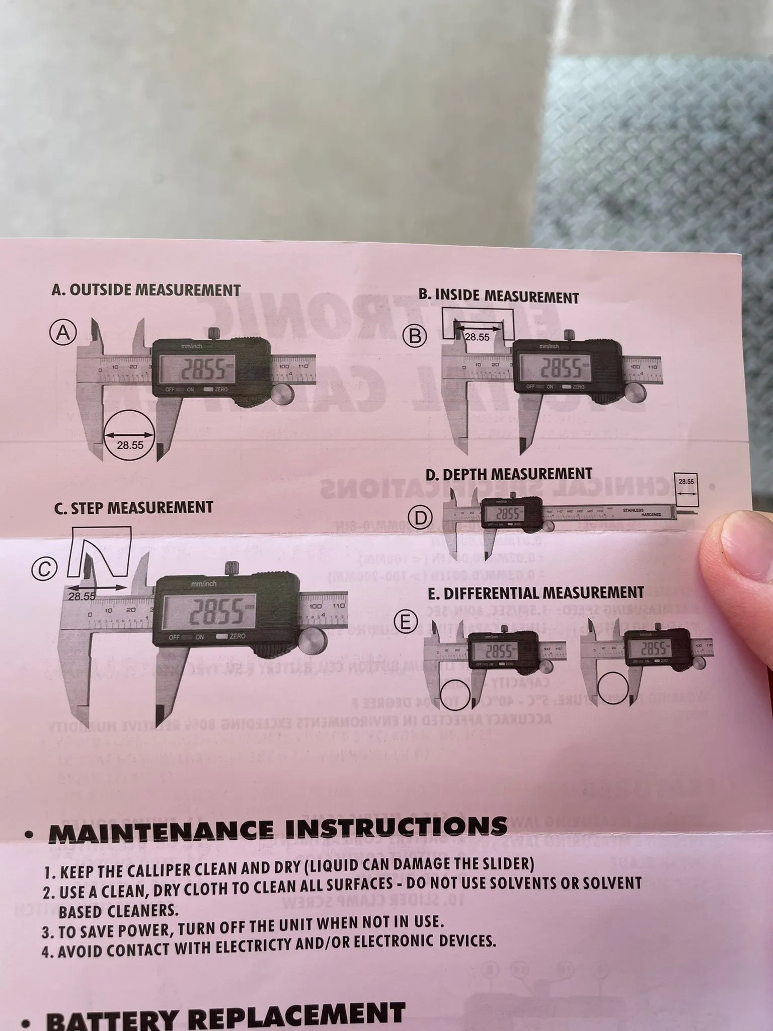 6" Gamma Digital Calipers | Model: VC1-DG06