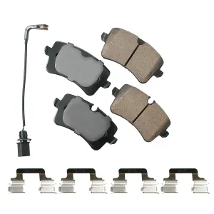 Akebono Brakes Euro Rear Brake Pads - Audi/Porsche 2012-2018 (Set of 4)
