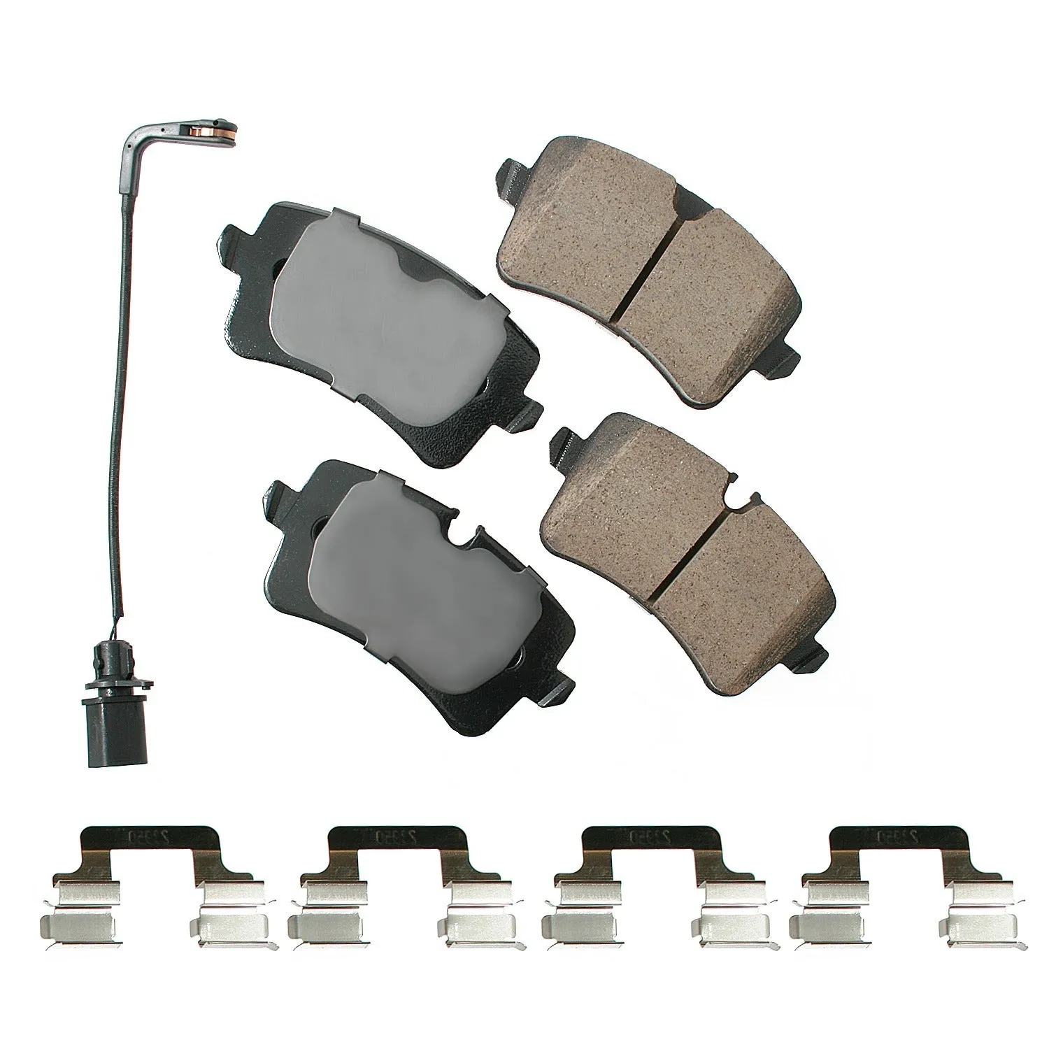 Akebono Brakes Euro Rear Brake Pads - Audi/Porsche 2012-2018 (Set of 4)