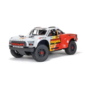 Arrma 1/8 MOJAVE 4X4 4S BLX Desert Truck RTR, White  (ARA4404T1)