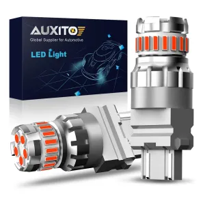 AUXITO 3157 Red LED Bulb Strobe Brake light Bulbs, Super Bright Brake Tail light