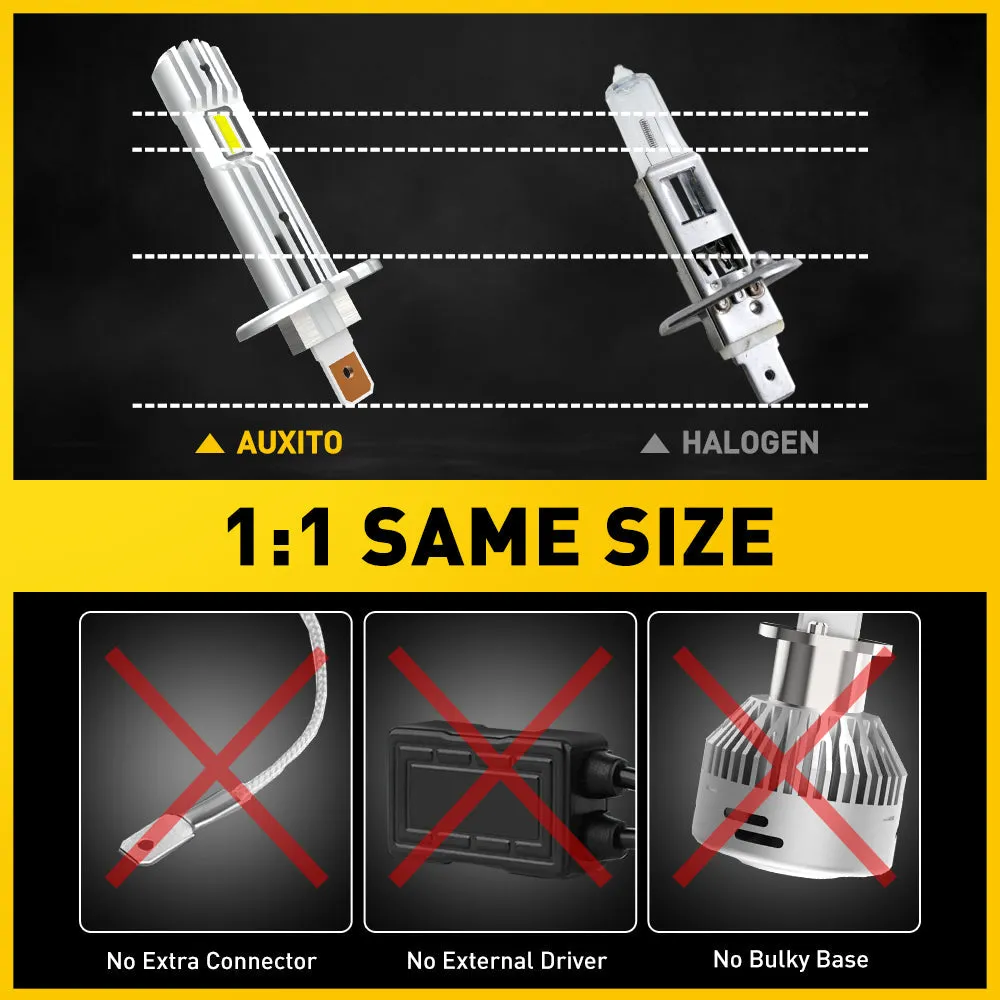AUXITO Best H1 LED Bulb for Headlight 6500K Cool White