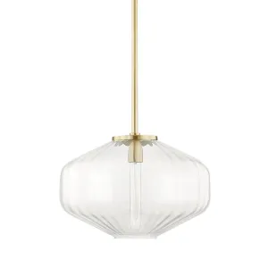 Bennett 18 in. Pendant Light Brass Finish