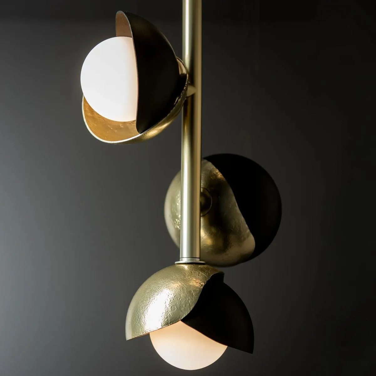Brooklyn 12 in. 4 lights Pendant Light Dark Smoke finish