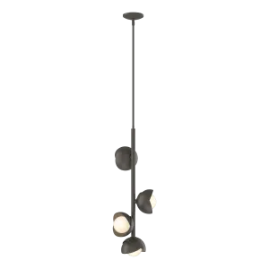Brooklyn 12 in. 4 lights Pendant Light Dark Smoke finish
