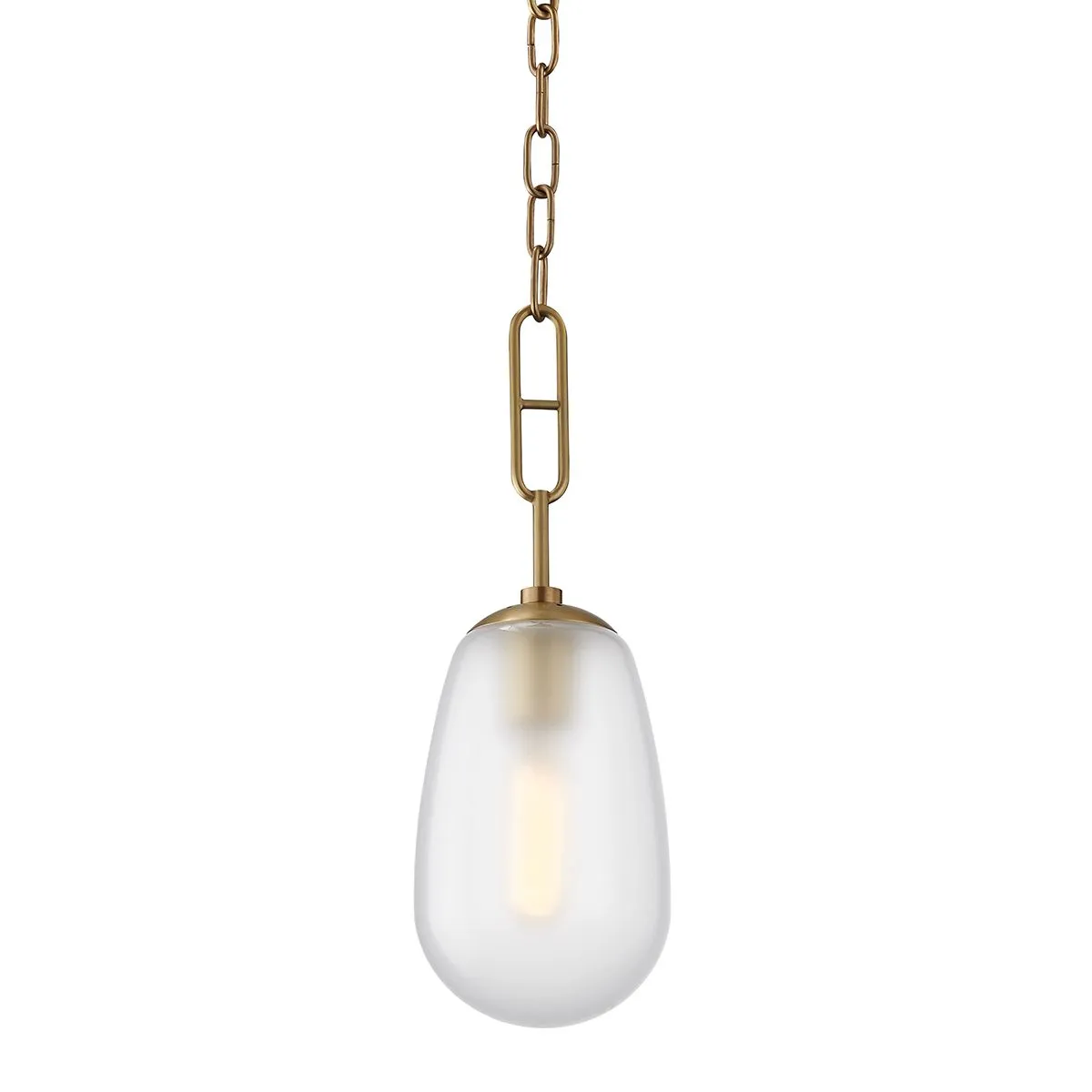 Bruckner 6 in. Pendant Light Brass Finish