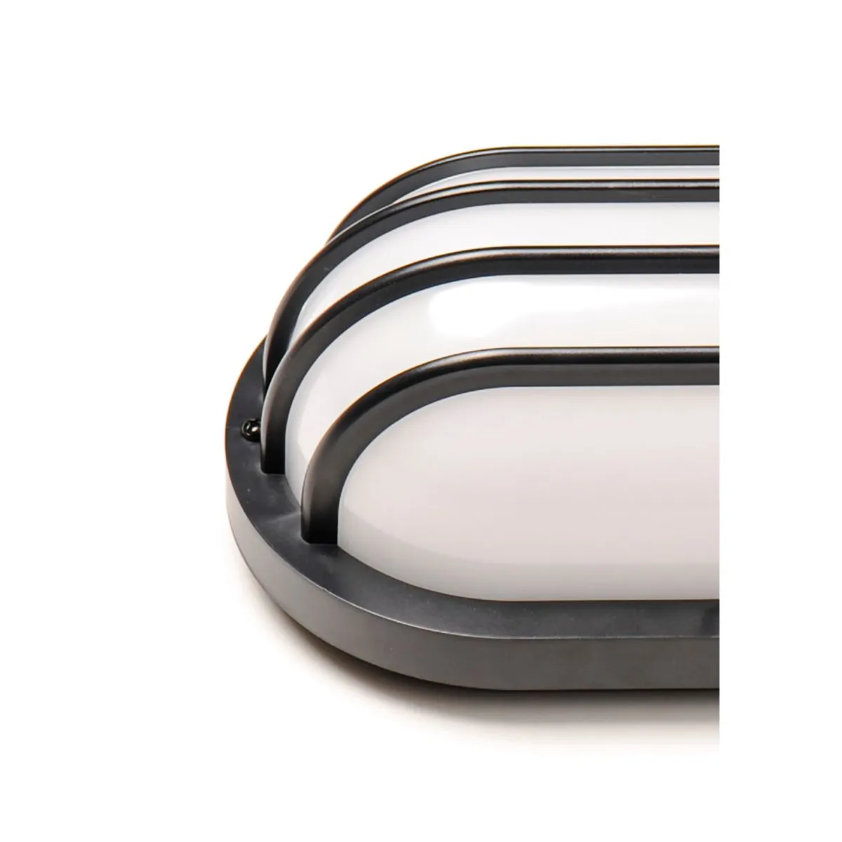 Bulwark 11 in. Outdoor Bulkhead Light Black Finish