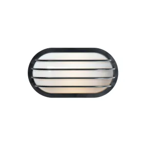Bulwark 11 in. Outdoor Bulkhead Light Black Finish