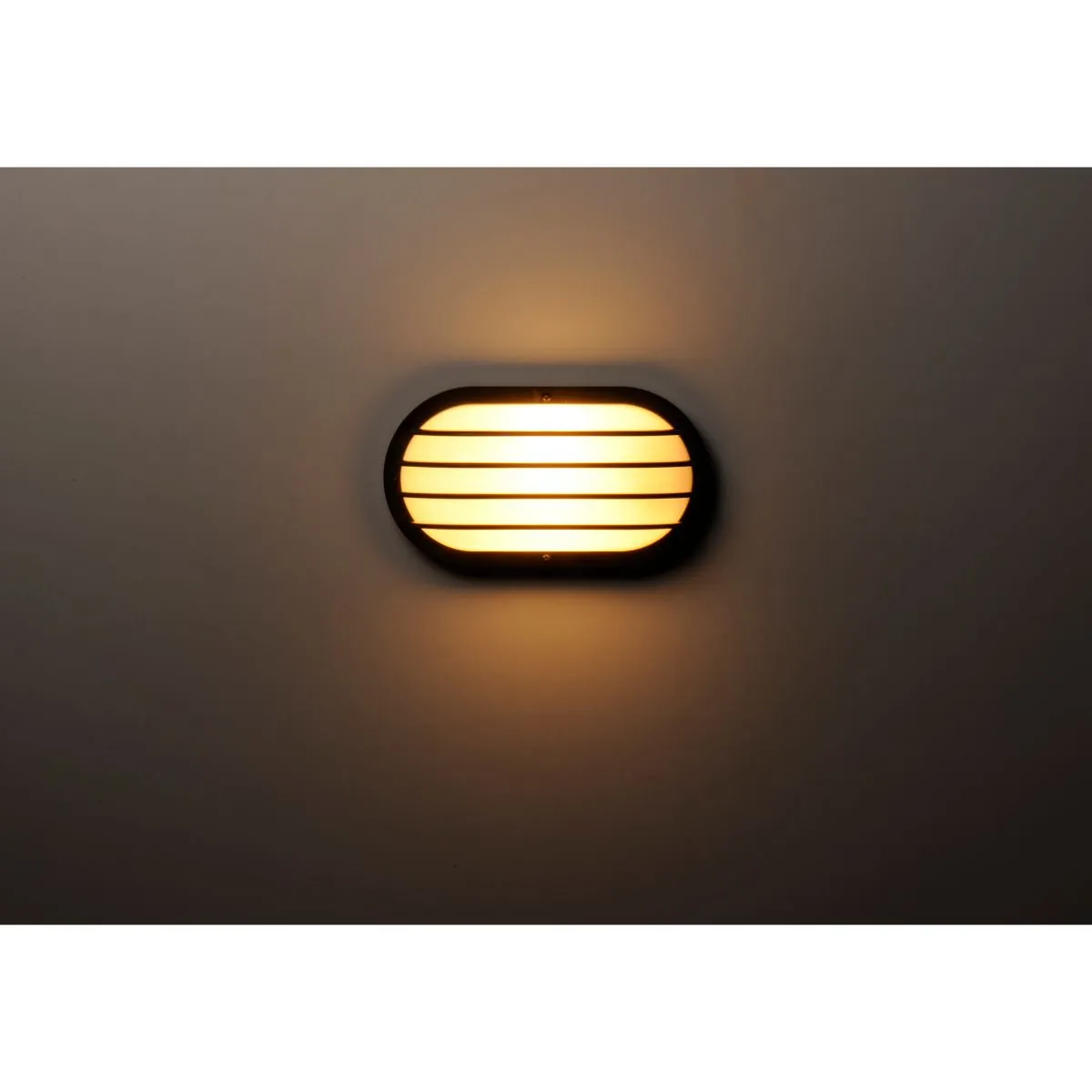 Bulwark 11 in. Outdoor Bulkhead Light Black Finish