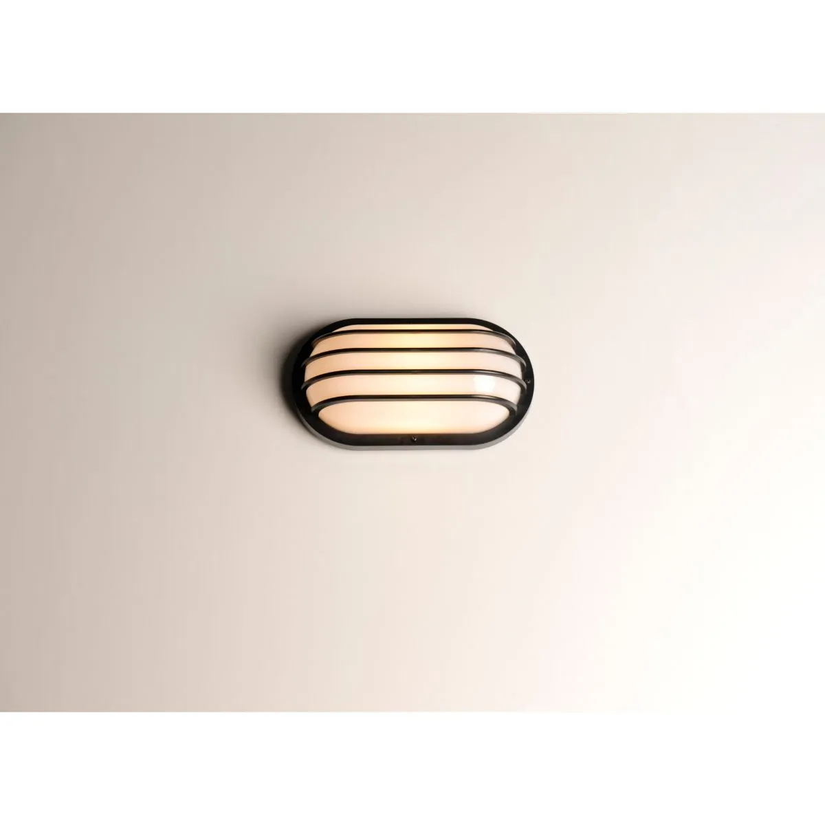Bulwark 11 in. Outdoor Bulkhead Light Black Finish