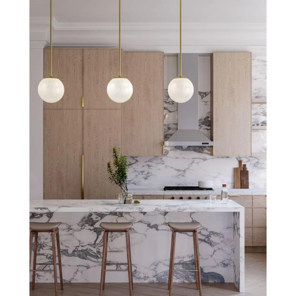 Burlington 16 in. Pendant Light Brass Finish
