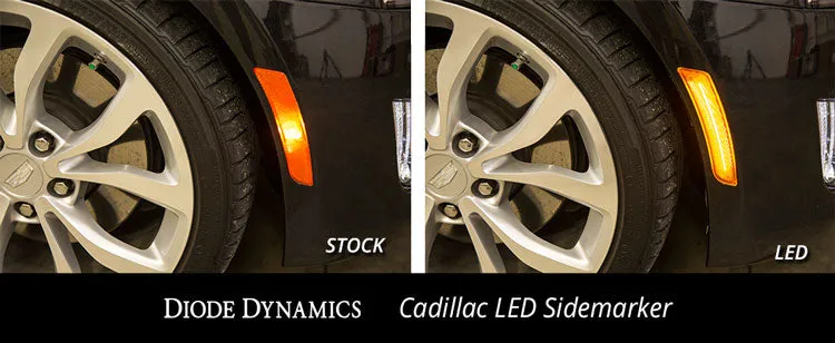 Cadillac ATS LED Sidemarkers Pair 14-19 Cadillac CTS Non V Amber Pair Diode Dynamics