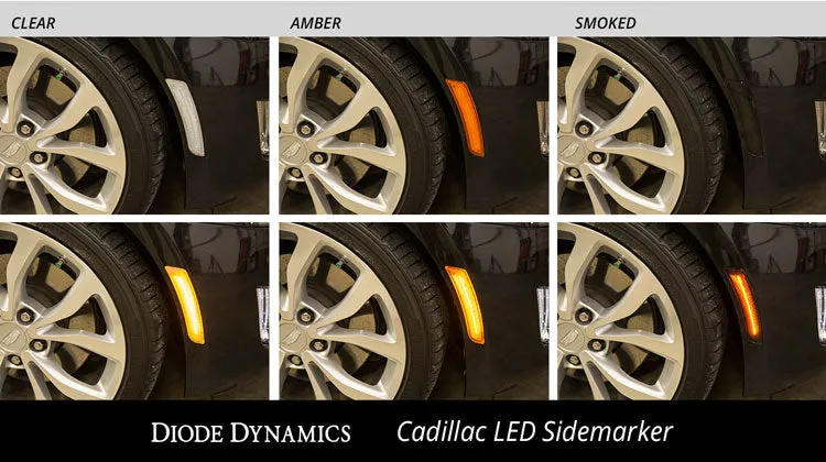 Cadillac ATS LED Sidemarkers Pair 14-19 Cadillac CTS Non V Amber Pair Diode Dynamics
