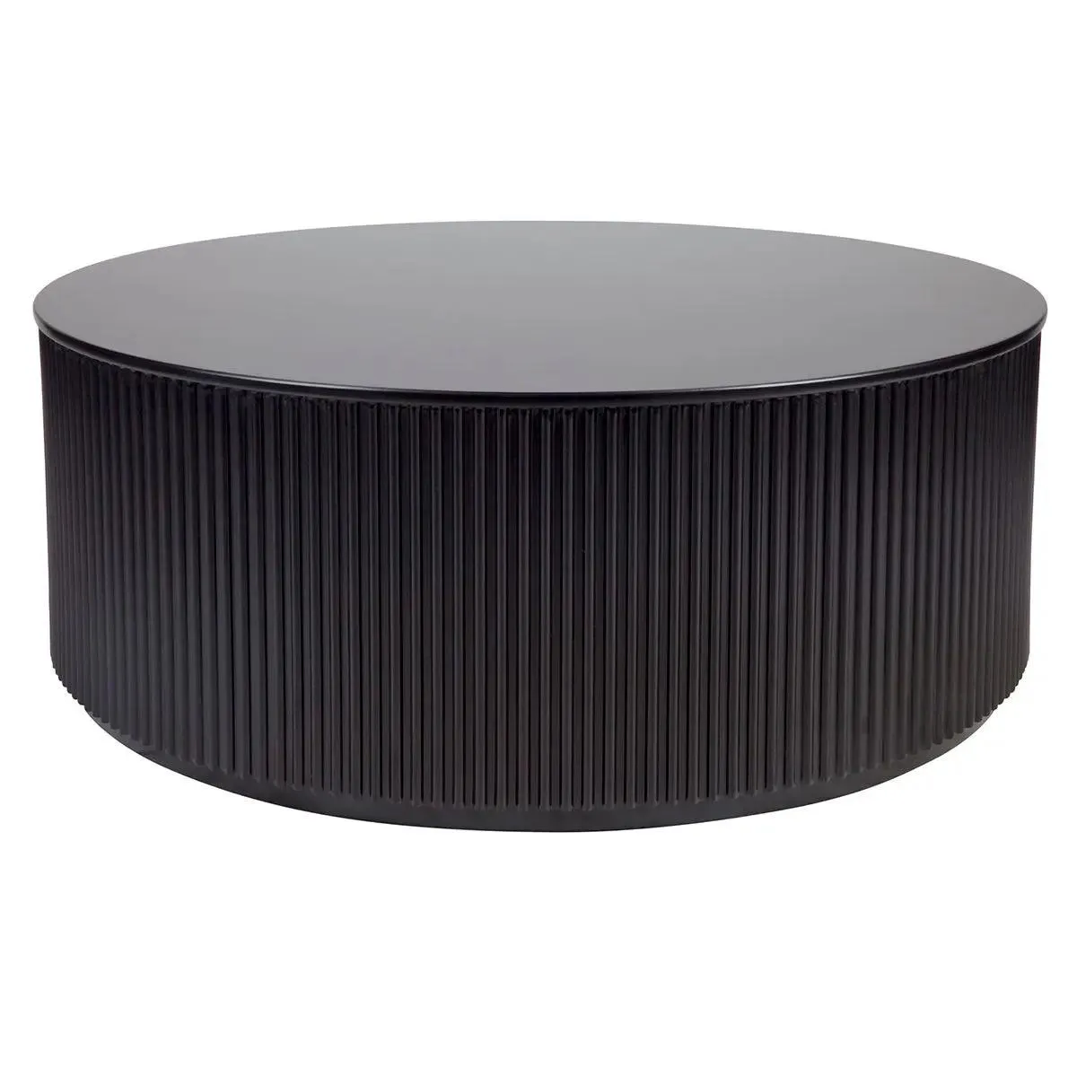 Cafe Lighting & Living Nomad Round Coffee Table - Black