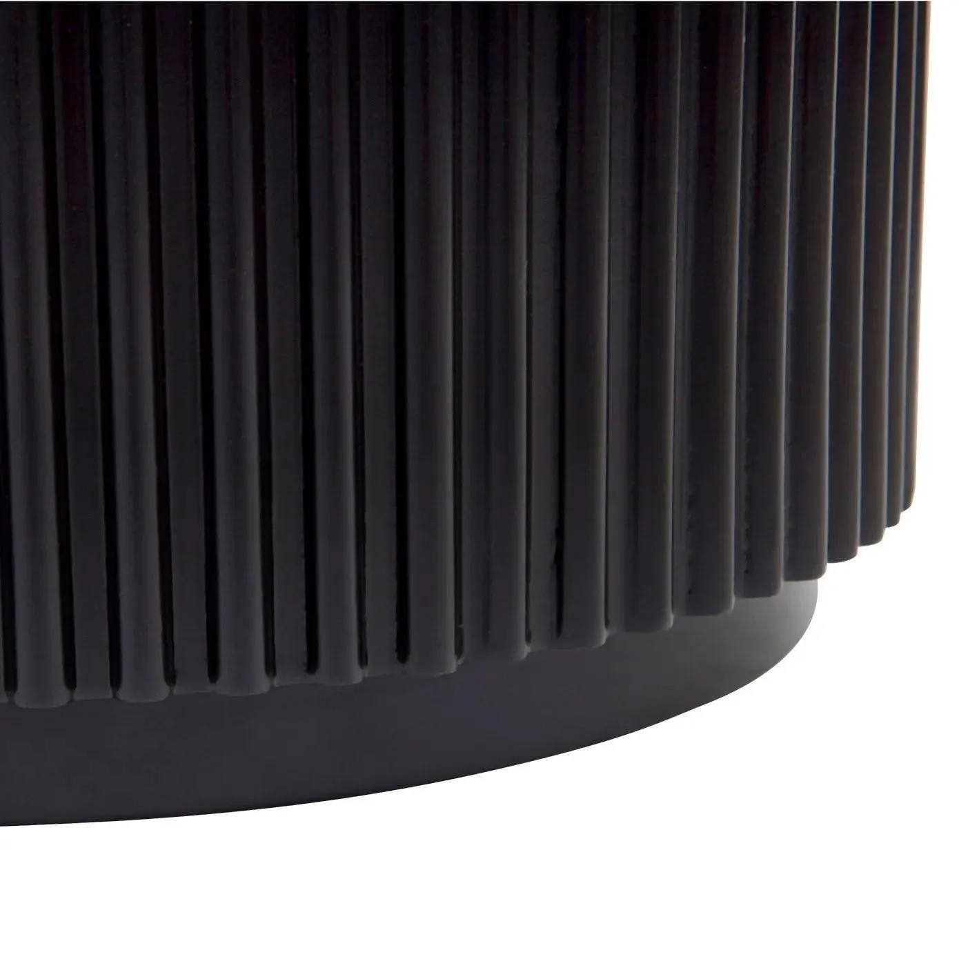 Cafe Lighting & Living Nomad Round Coffee Table - Black