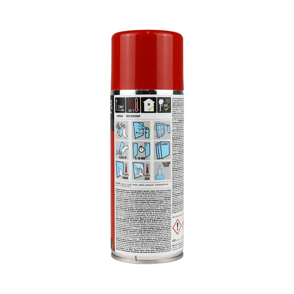 CAR-REP Automotive Heat Resistant Paint 400ml Red x 2 Pack