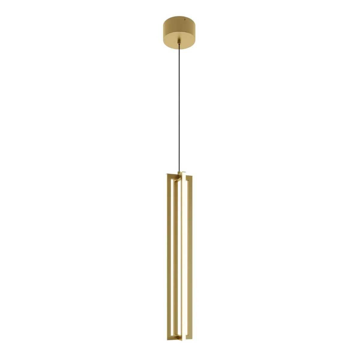 Cass 4 in. LED Pendant Light Gold finish