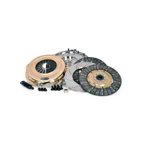 Centerforce SST Dual Disc Clutch Kit - 10.40 in Diameter - 1-1/8 in x 26 Spline - Solid Hub - Flywheel - Organic - GM