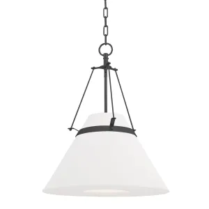 Clemens 20 in. Pendant Light Bronze Finish