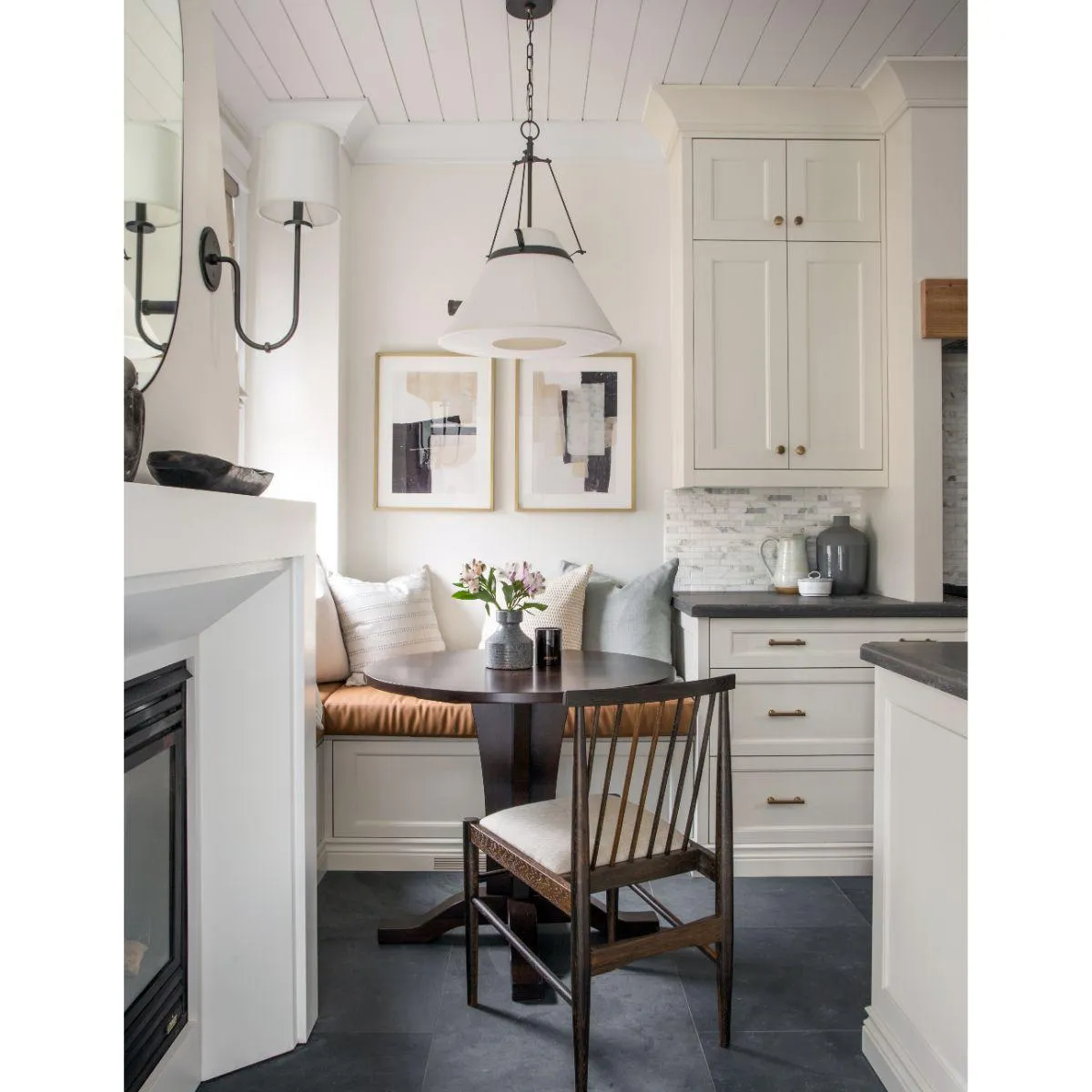 Clemens 20 in. Pendant Light Bronze Finish