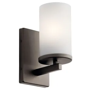 Crosby 9 in. Armed Sconce Bronze Finish