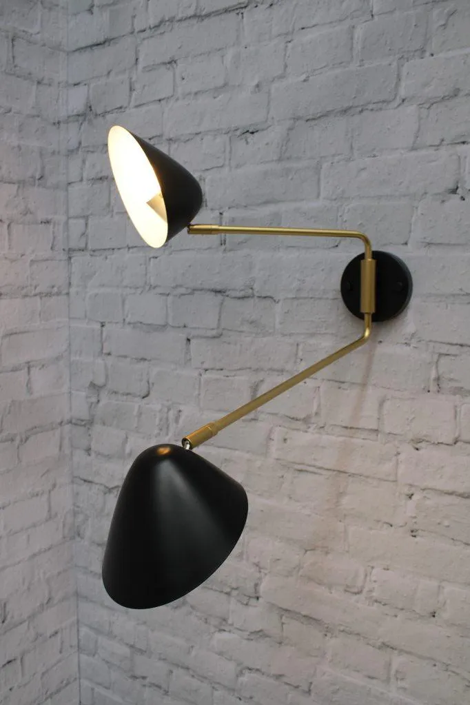Dallas Tiltable 2 Arm Wall Light