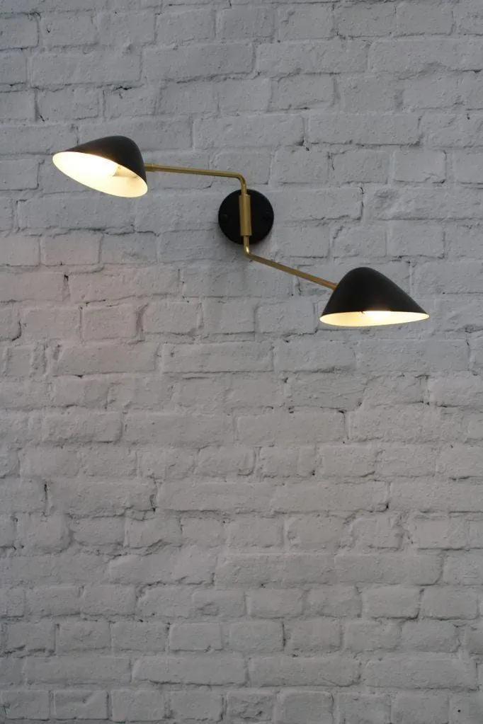 Dallas Tiltable 2 Arm Wall Light