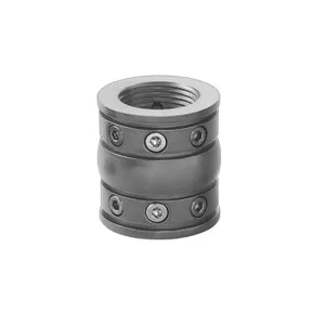 Decorative Ceiling Fan Coupler, Brushed Nickel Finish