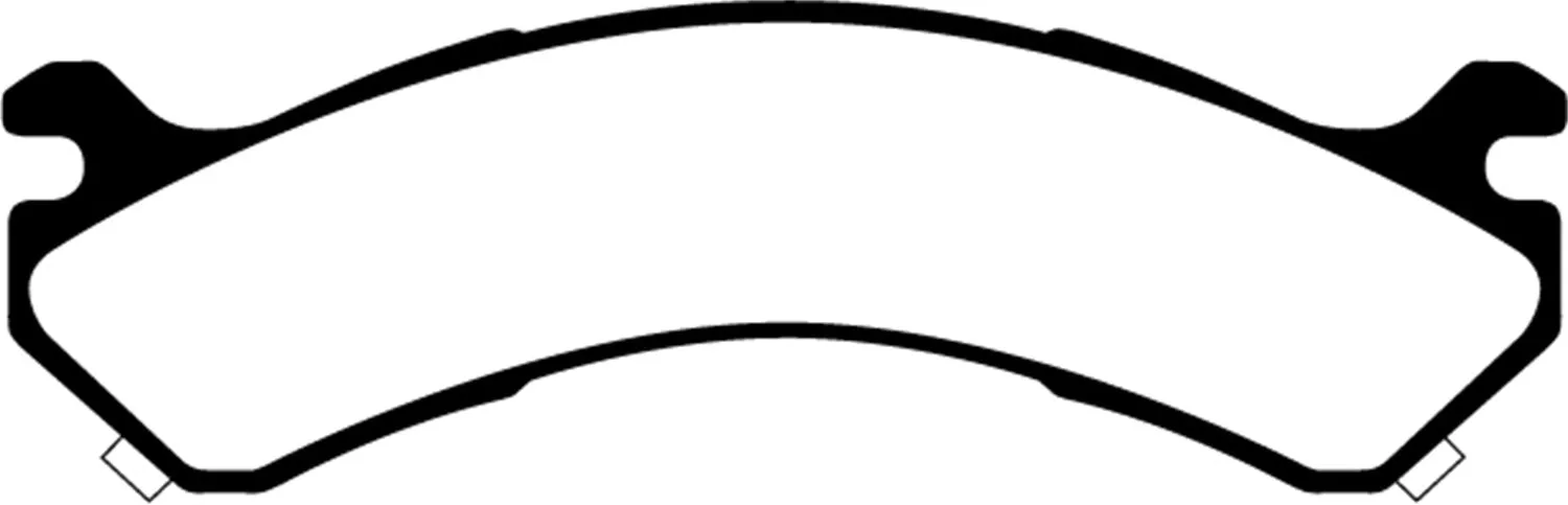 EBC Brakes DP61663 6000 Series Greenstuff Truck/SUV Brakes Disc Pads
