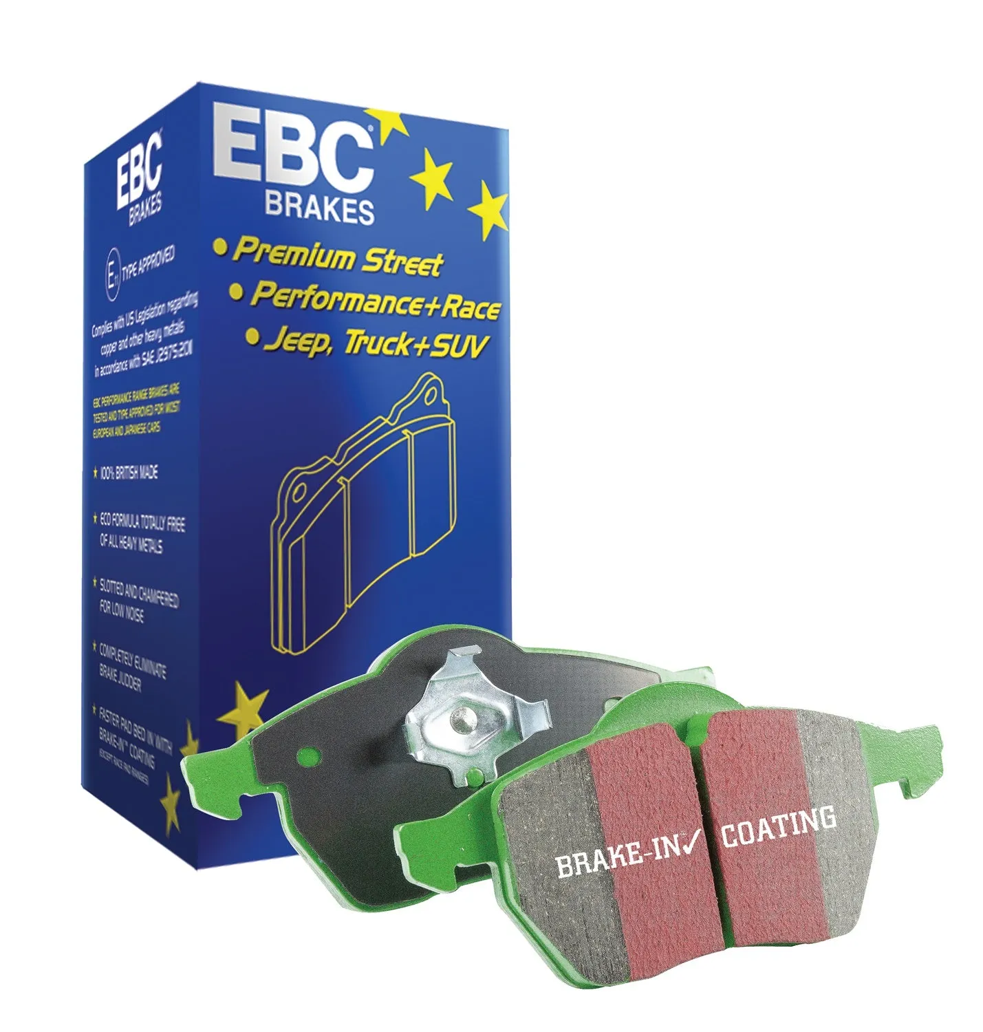 EBC Brakes DP61732 6000 Series Greenstuff Truck/SUV Brakes Disc Pads