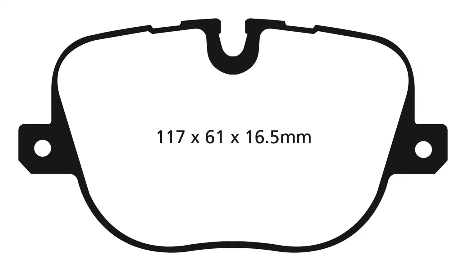 EBC Brakes DP62068 6000 Series Greenstuff Truck/SUV Brakes Disc Pads