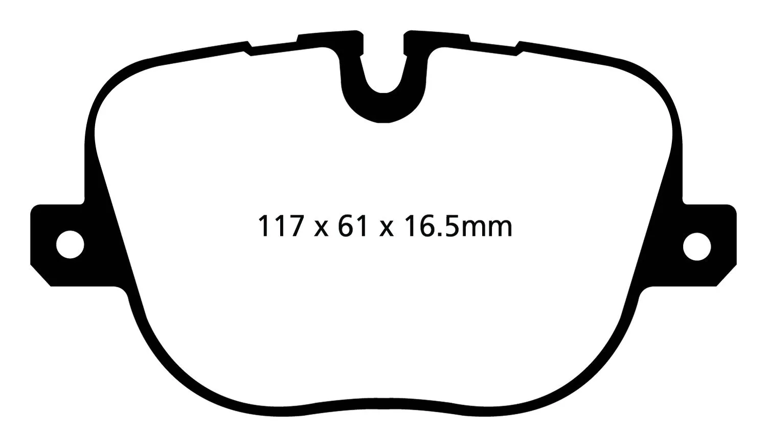 EBC Brakes DP62068 6000 Series Greenstuff Truck/SUV Brakes Disc Pads