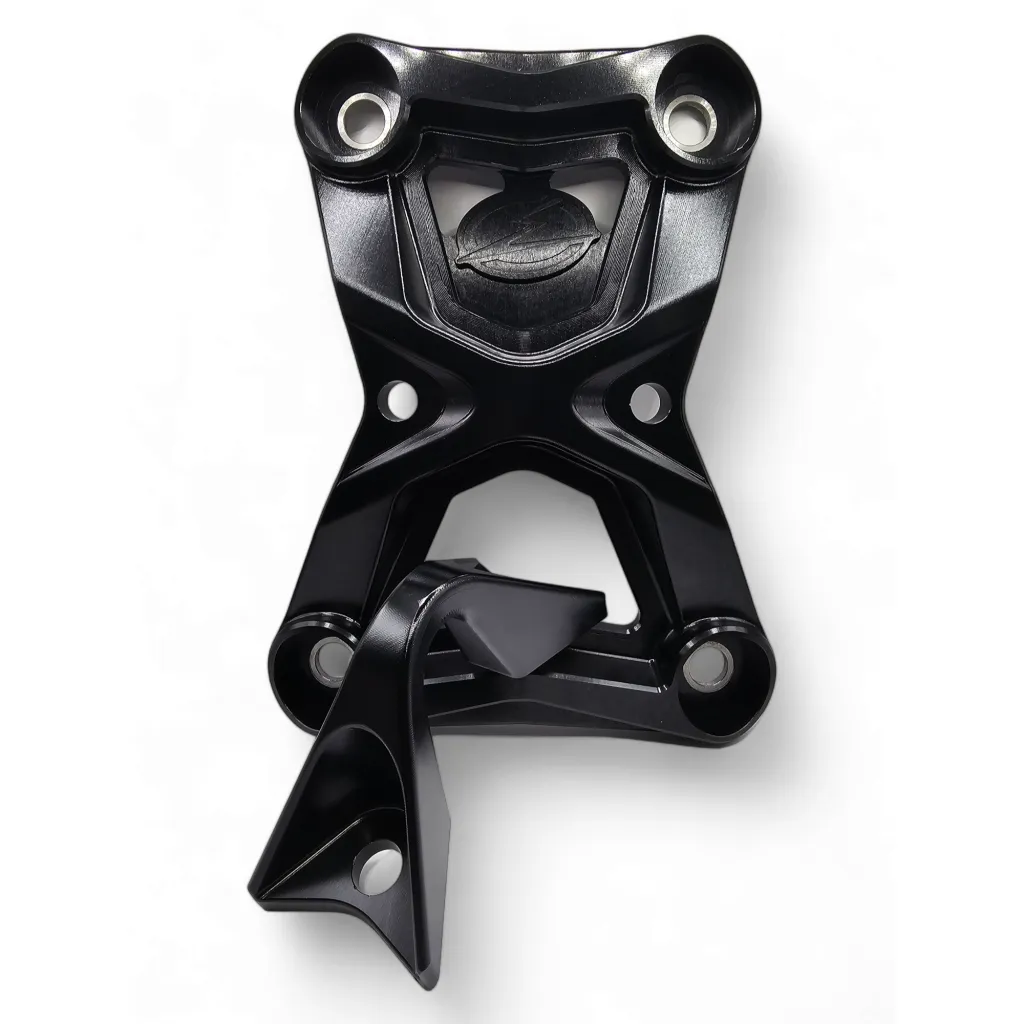 Elektric Offroad 2022-2024 Polaris RZR Turbo R/Pro R Radius Rod Plate with Tow Hook Black