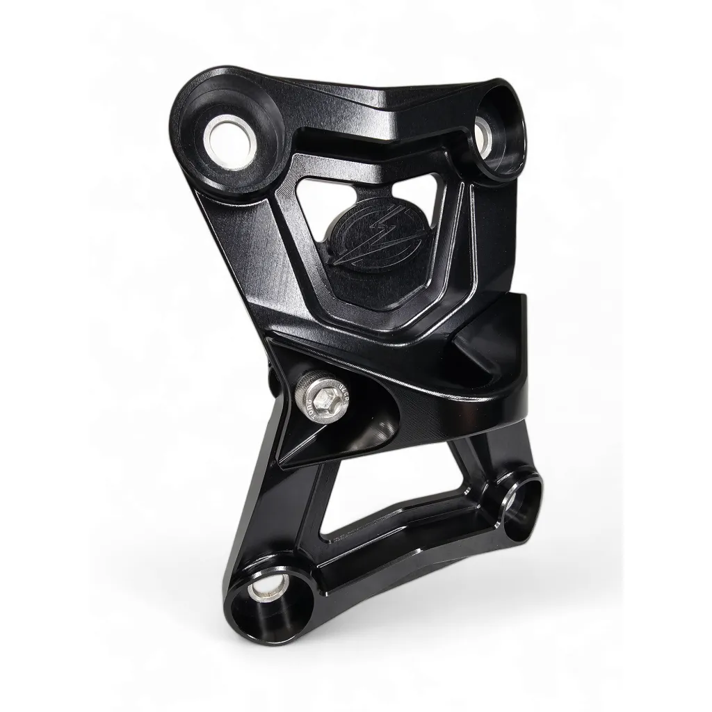 Elektric Offroad 2022-2024 Polaris RZR Turbo R/Pro R Radius Rod Plate with Tow Hook Black
