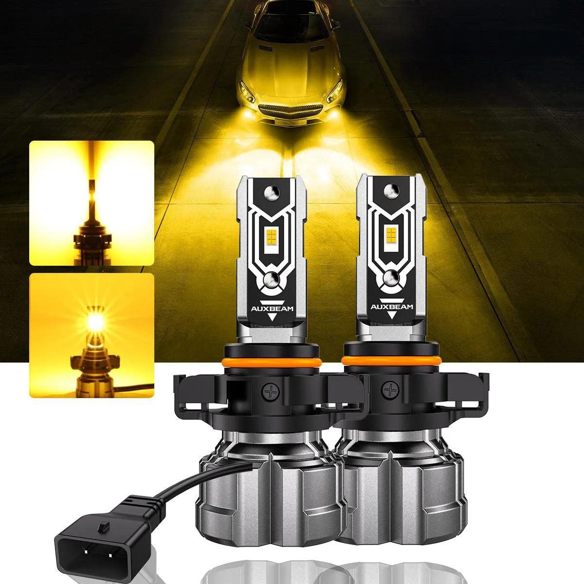 For 2007-2012 Ford Mustang Shelby GT500 H13 LED Headlight Bulbs
