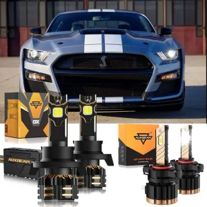 For 2007-2012 Ford Mustang Shelby GT500 H13 LED Headlight Bulbs
