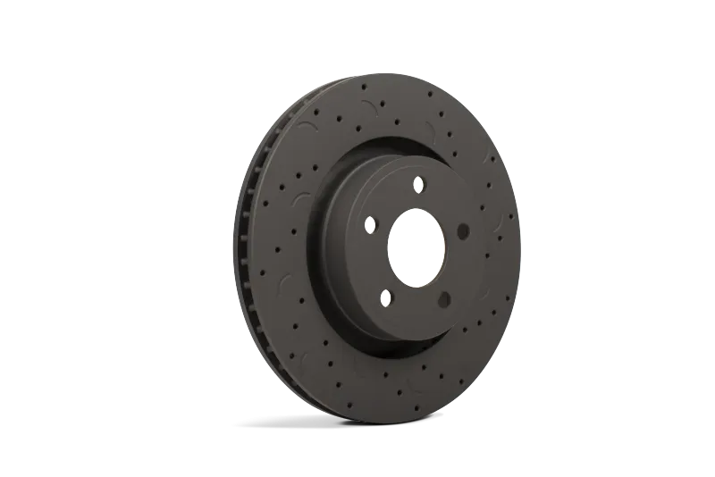 Hawk Talon Drilled and Slotted Front Brake Rotor Set - 2004 Pontiac GTO - HTC4178