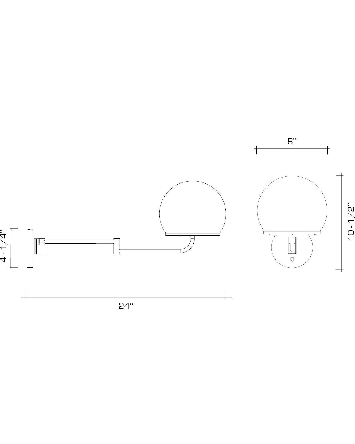 Ingersoll Swing Arm Sconce