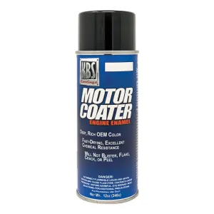 KBS Motor Coater High Temperature Engine Enamel 400g Aerosol Fire Red