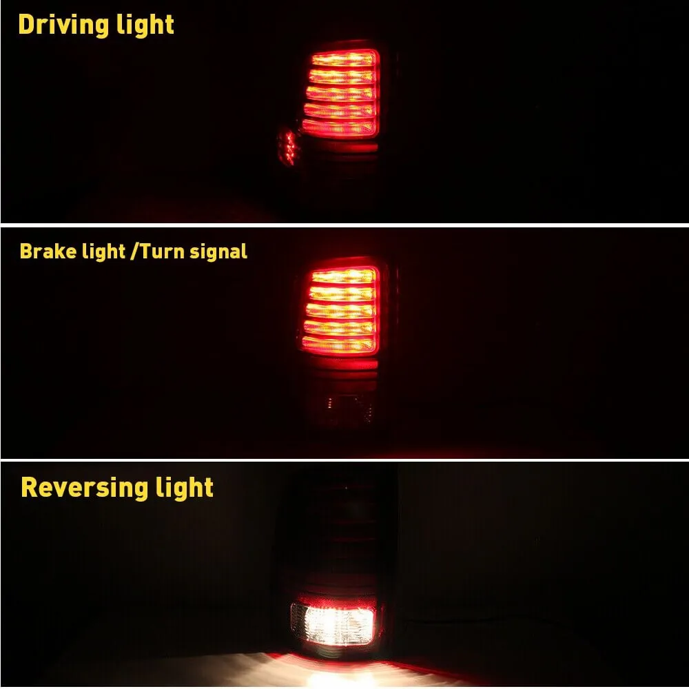 LED Tail Light Assemblies Compatible With 2013-2018 Dodge Ram 1500 2500 3500 Rear Factory Tail Light(Replaces OEM LED ONLY)