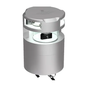 Lopolight Series 300-136 - 6NM Masthead Light  3NM Navigation Light - Horizontal Mount - White - Silver Housing [300-136 112G2]