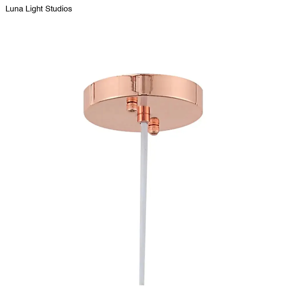 Metal Nordic Style Pendant Light - Black/Copper/Gold Cone Shade, Perfect for Dining Rooms