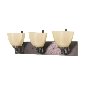 Normandy 22 in. 3 Lights Vanity Light Bronze Finish