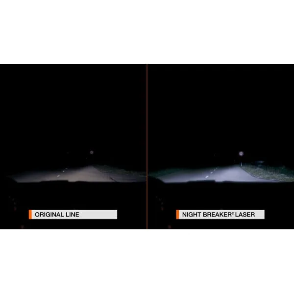Osram NIGHT BREAKER LASER H7 headlight bulbs  150% more brightness (2 bulbs)