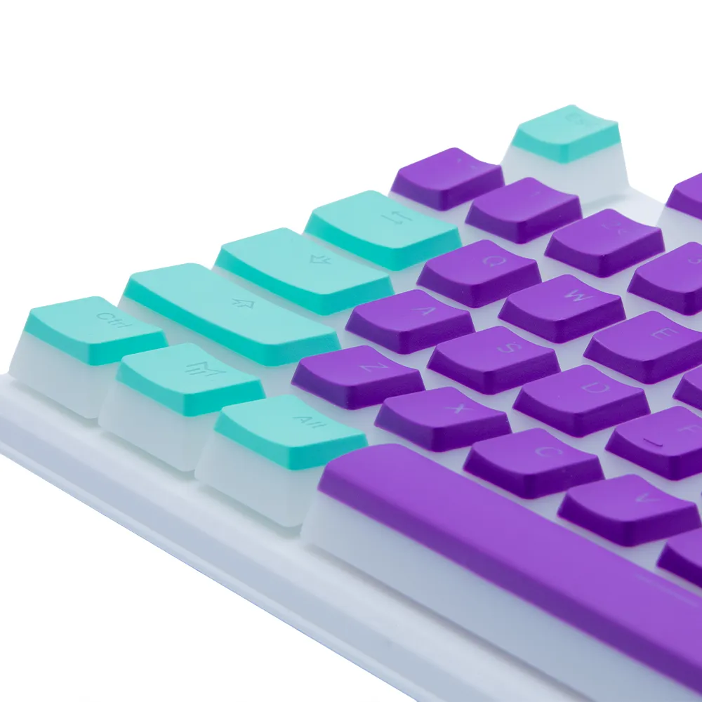 Peacock Pudding Backlit Keycaps