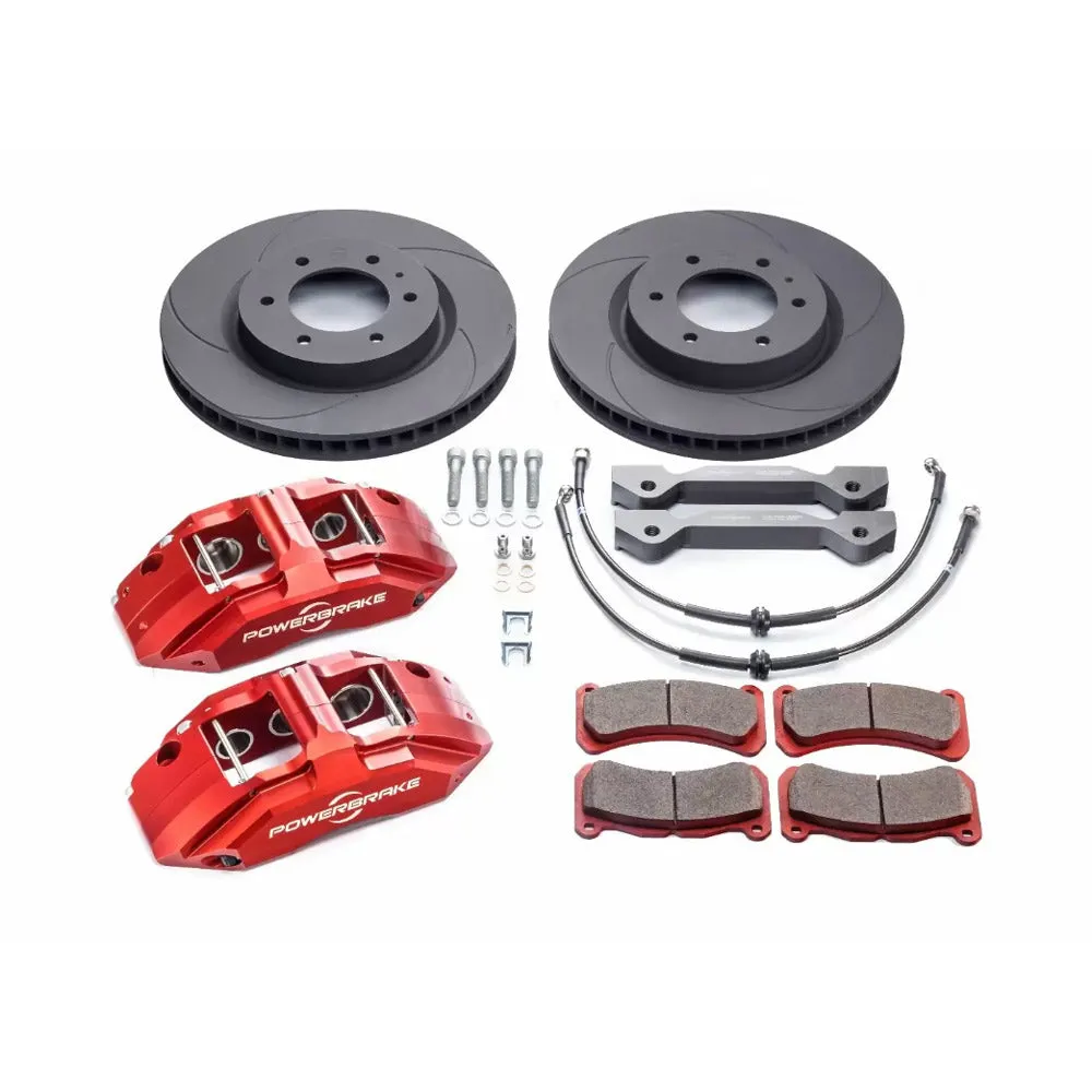 Powerbrake - Stage-1 Big Brake Kit - Red - Toyota 4Runner (2010 ), Lexus GX460 (2010 )